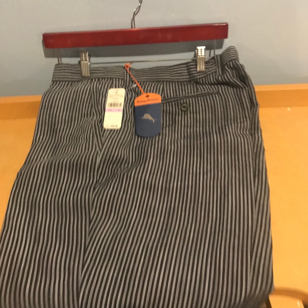 Tommy Bahama Sevvia Stripe Black Mens Shorts